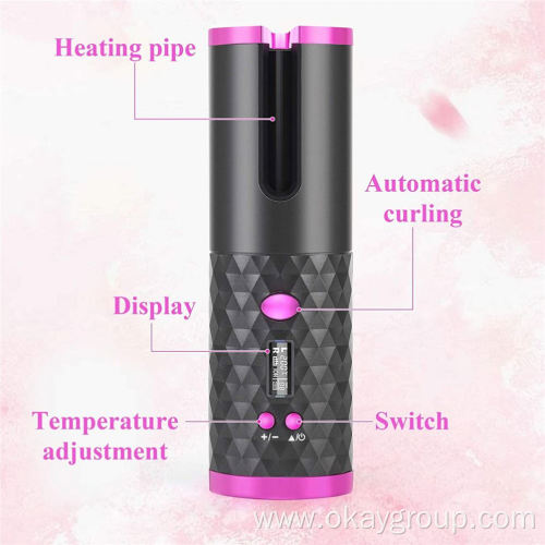 Cordless Hair Curler Magic Automatic Curling Iron